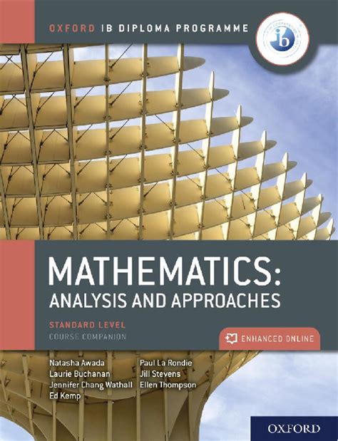 Mathematics Analysis and Approaches - SL. . Mathematics applications and interpretation sl oxford worked solutions pdf